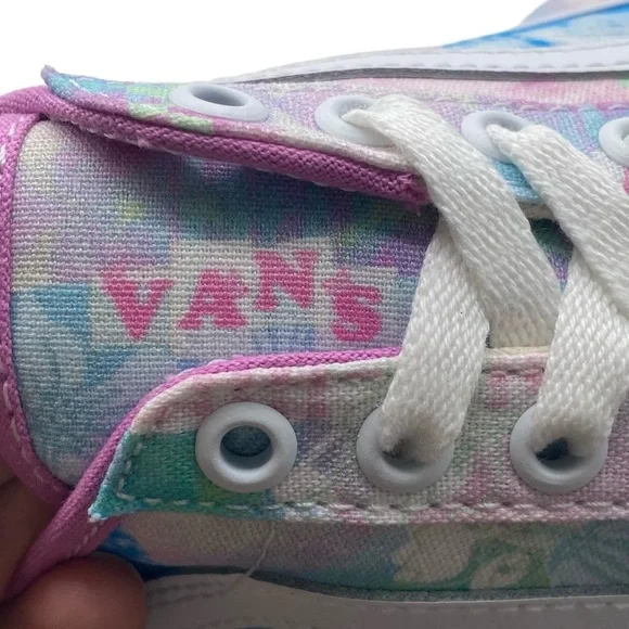 Vans Shoes Old Skool VR3 Sneakers Sunny Day USA Pink Blue Low Top Skate Casual - Picture 8 of 13